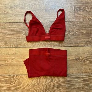 Skims Set in red